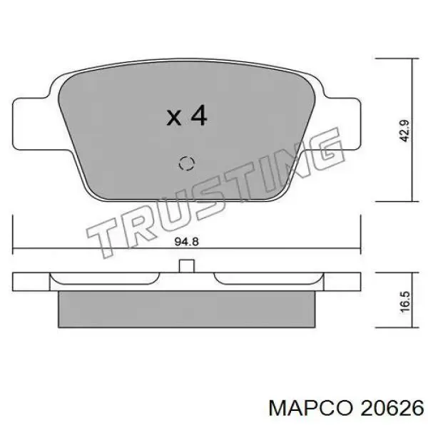 Amortiguador delantero Ford Transit 4 E