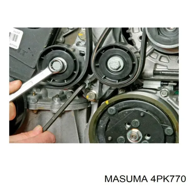Correa de alternador 4PK770 Masuma