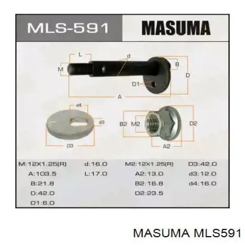 Perno interior del brazo de caída trasero MLS591 Masuma