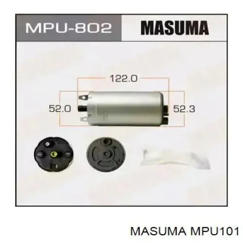 Elemento de turbina de la bomba de combustible MPU101 Masuma