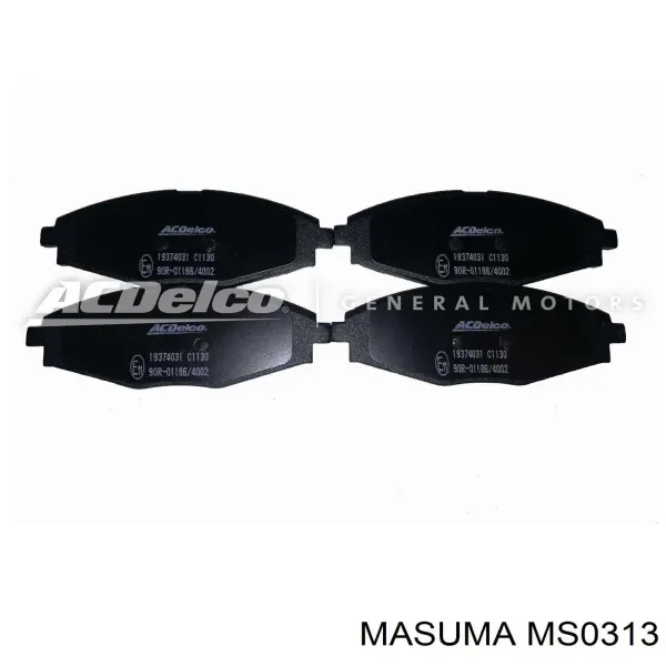 Pastillas de freno delanteras MS0313 Masuma