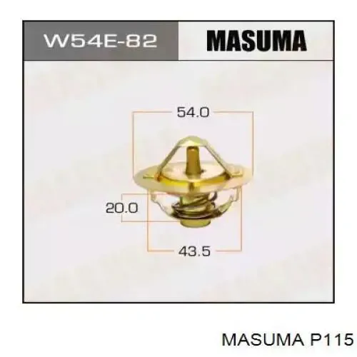 Junta de la carcasa del termostato P115 Masuma