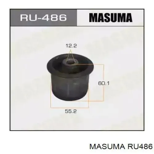 Silentblock de la traviesa de montaje del diferencial trasero trasero RU486 Masuma
