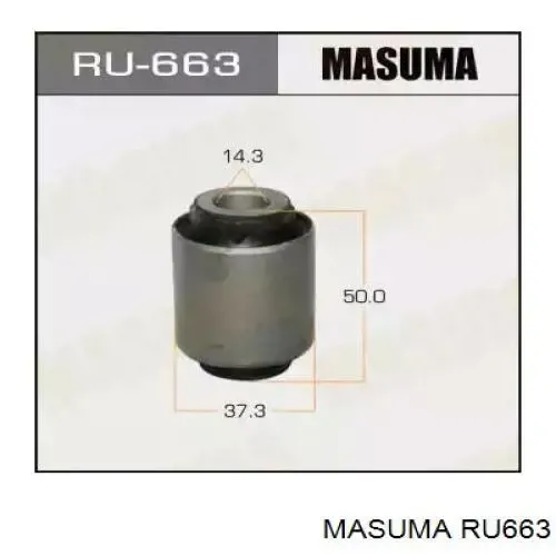 Buje del brazo inferior trasero RU663 Masuma