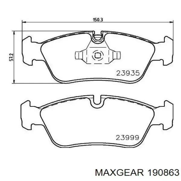 Pastillas de freno delanteras BMW 1 E81, E87