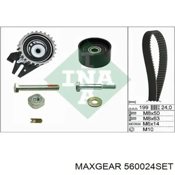 Kit correa de distribución Opel Astra F69