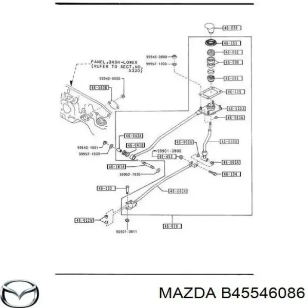 Casquillo palanca cambio Mazda 323 III