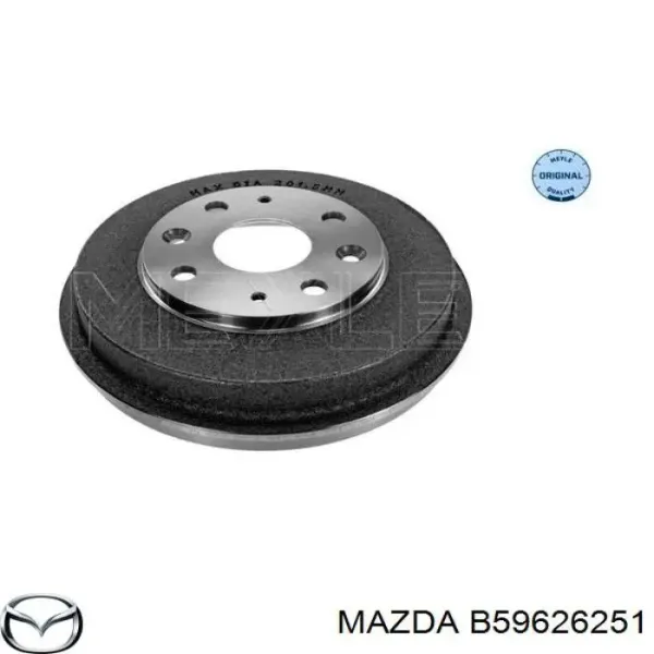 Tambor de freno trasero B59626251 Mazda