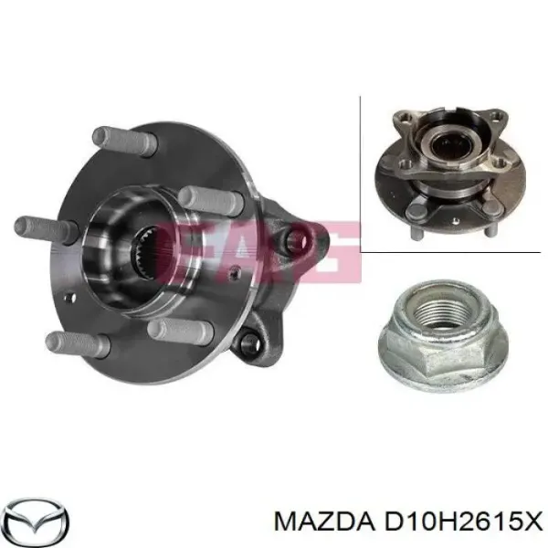 Cubo de rueda trasero D10H2615X Mazda