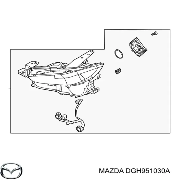 Faro derecho Mazda CX-30 DM