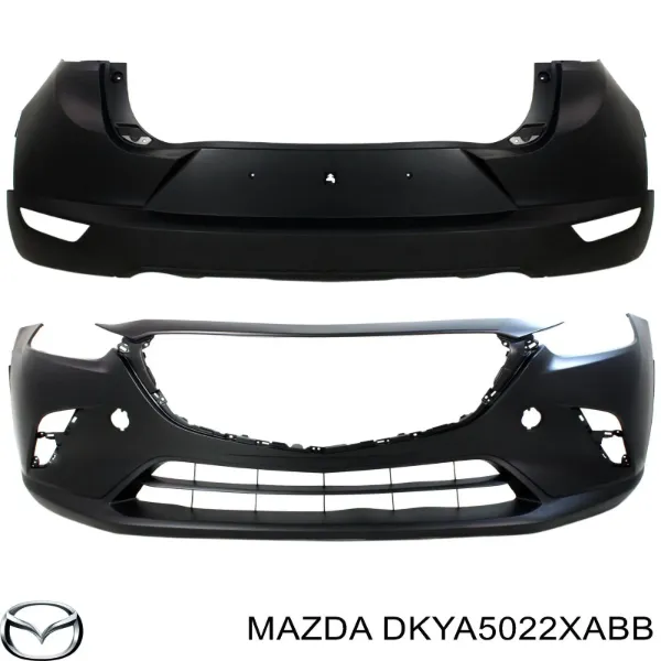 Parachoques trasero DKYA5022XABB Mazda