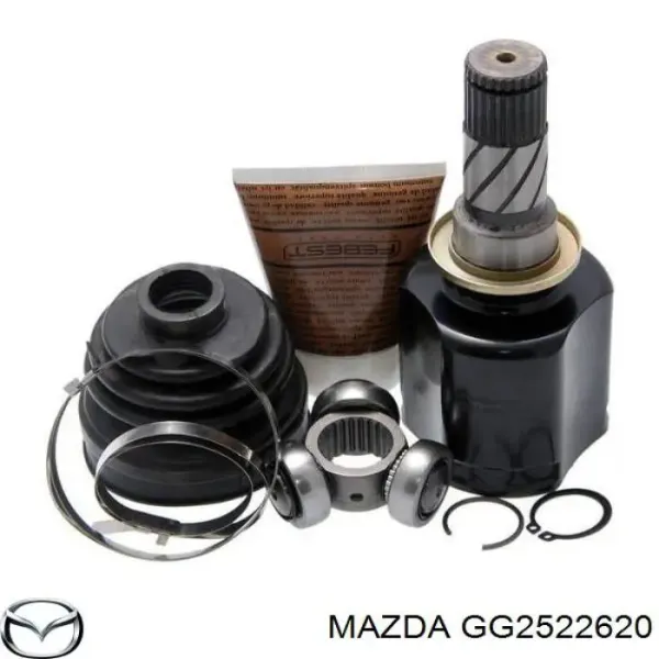 Junta homocinética interna delantera izquierda GG2522620 Mazda