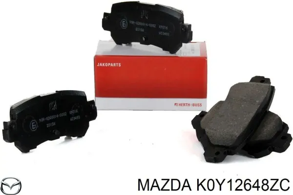 Pastillas de freno traseras K0Y12648ZC Mazda
