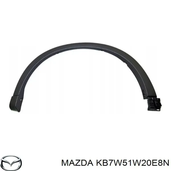 Extensión de la aleta delantera derecha KB7W51W20E8N Mazda
