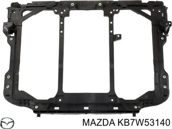 Soporte superior del marco del radiador KB7W53140 Mazda