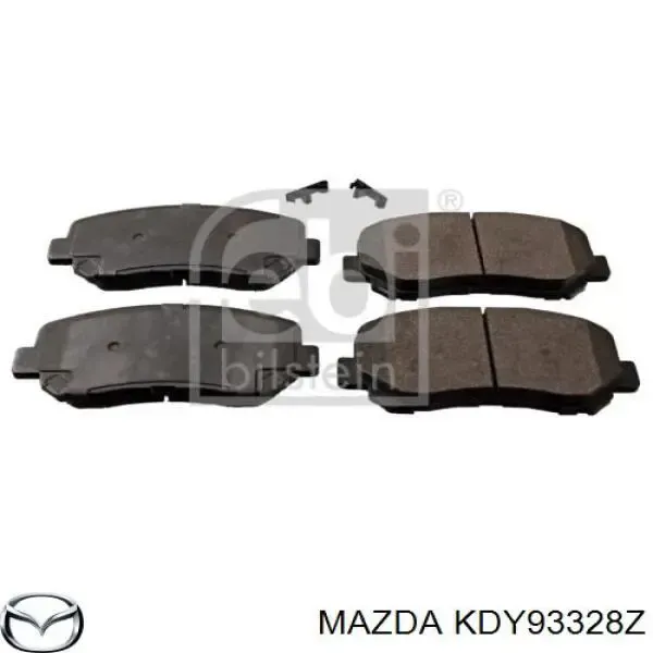 Pastillas de freno delanteras Mazda CX-5 1 KE, GH
