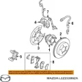 Pinza de freno delantera izquierda Mazda CX-7 ER