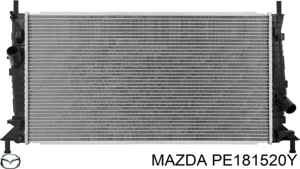 Radiador PE181520Y Mazda
