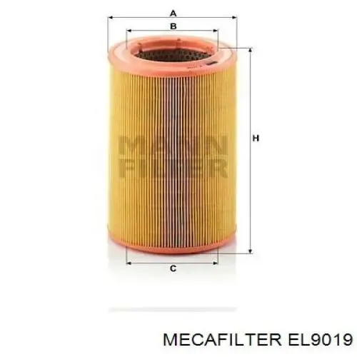 Filtro de aire EL9019 Mecafilter