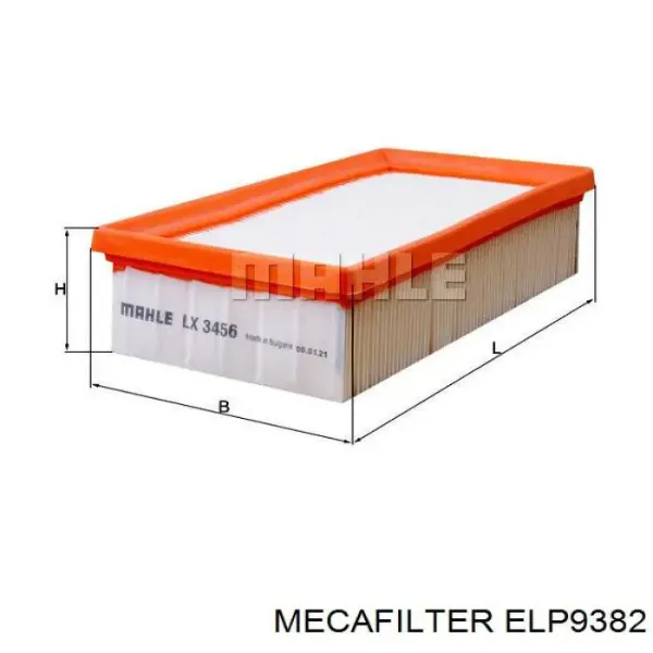 Filtro de aire ELP9382 Mecafilter