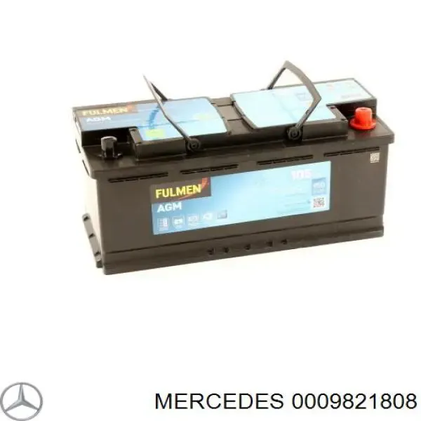 Batería A000982180826 Mercedes