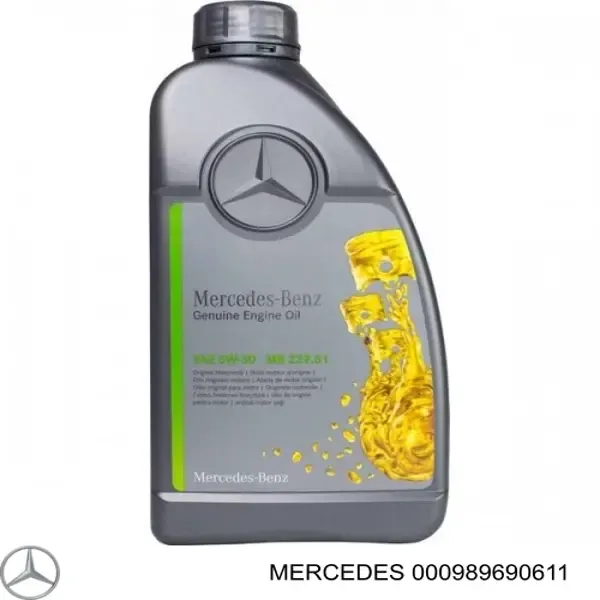 Aceite de motor 000989690611 Mercedes