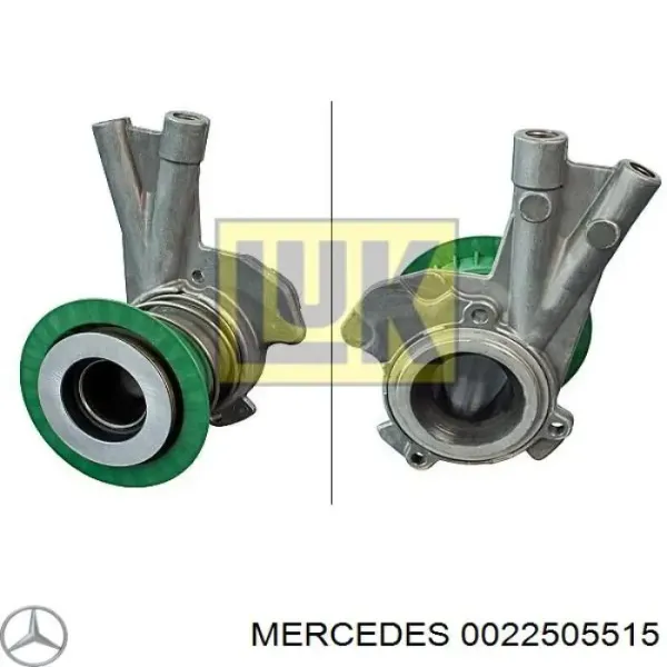 Desembrague central, embrague 0022505515 Mercedes