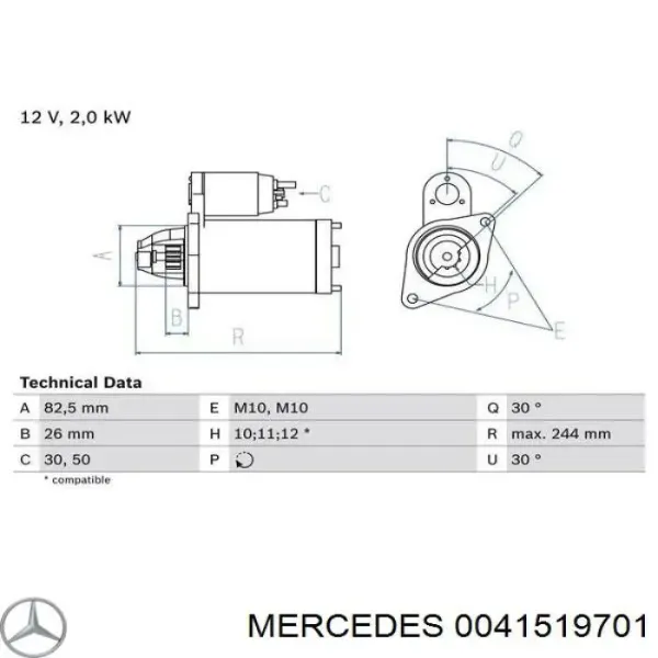 A0011548901 Mercedes