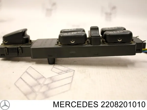 Interruptor de elevalunas delantera izquierda 2208201010 Mercedes