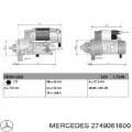 Motor de arranque Mercedes E S213