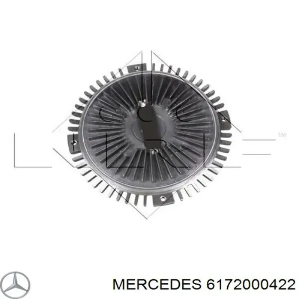Embrague viscoso de ventilador 6172000422 Mercedes
