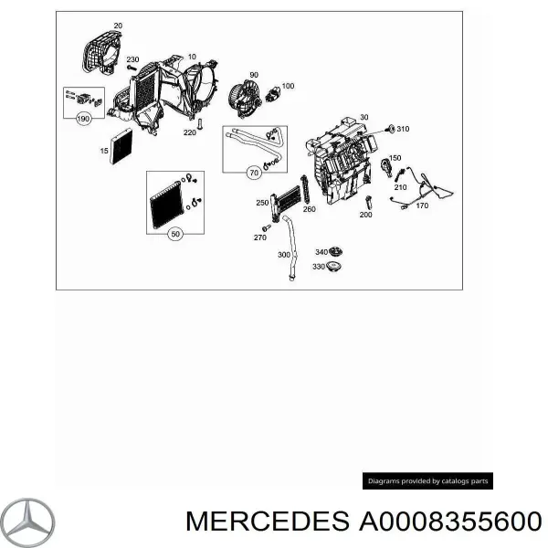 Radiador calefacción Mercedes Sprinter III 3,5-t