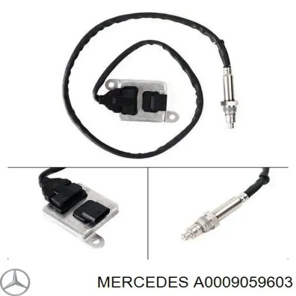 Sensor de óxidos de nitrógeno NOx trasero 30907051 AND