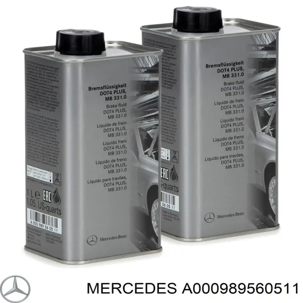 Liquido de frenos A000989560511 Mercedes