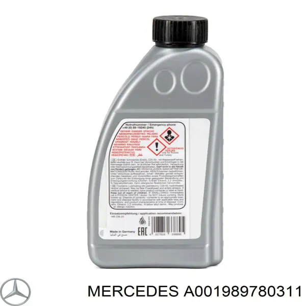 Aceite caja de cambios A001989780311 Mercedes