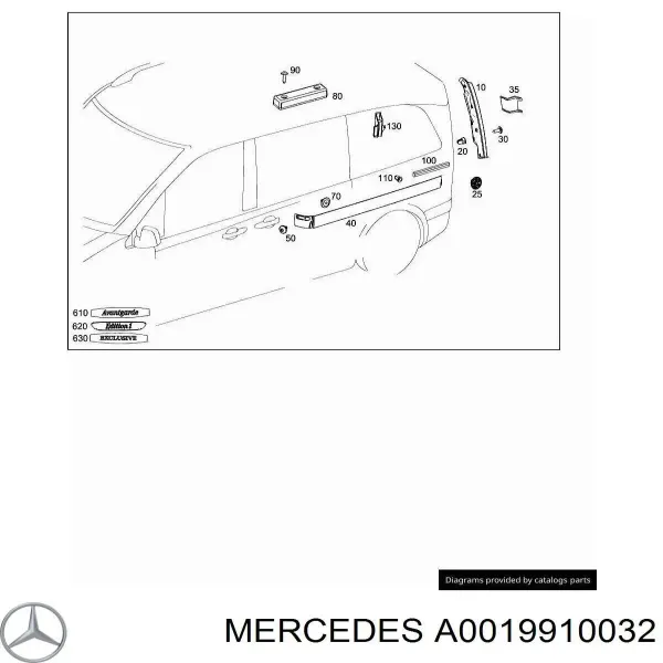  A0019910032 Mercedes