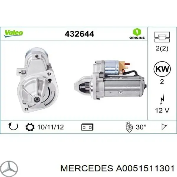 A0011548901 Mercedes