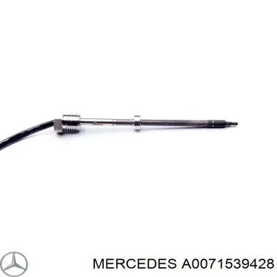 Sensor de temperatura, gas de escape, antes de Filtro hollín/partículas MERCEDES A0071539428