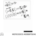 Retén del eje secundario de la transmisión Mercedes E S124