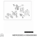 Pinza de freno trasera izquierda Mercedes ML/GLE W166