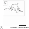 Mangueta delantera derecha Mercedes ML/GLE W164