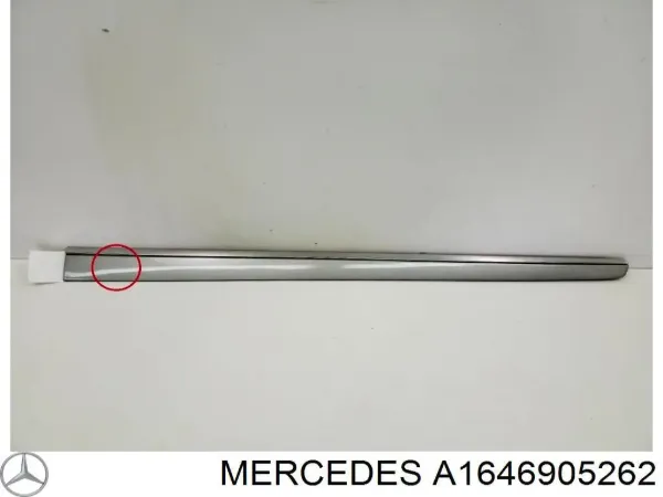 Soporte de parachoques delantero A1646905262 Mercedes
