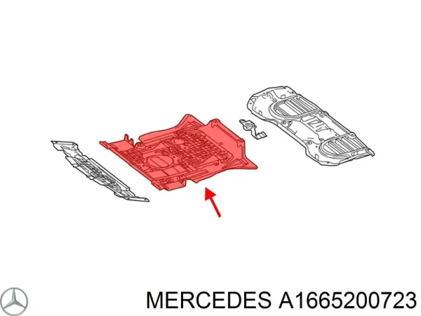 Protección delantera del motor BF0136140002 Bapmic