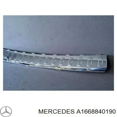 Listón protector, parachoques trasero superior (estribo) MERCEDES A1668840190