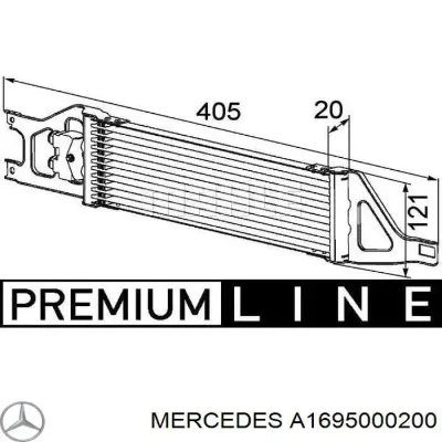 Radiador Enfriador De La Transmision/Caja De Cambios MERCEDES A1695000200