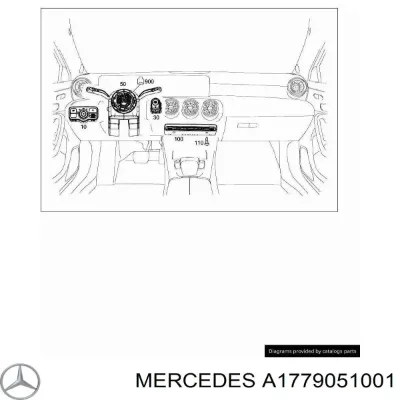 Boton De Arranque De El Motor MERCEDES A1779051001