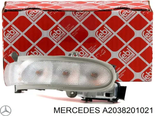 Luz intermitente del espejo retrovisor derecho VBZM1008PR Signeda