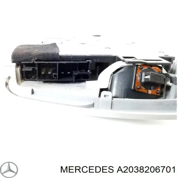Luz de techo interior (cabina) A2038206701 Mercedes