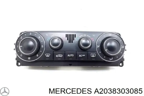 Unidad de control aire acondicionado A2038303085 Mercedes