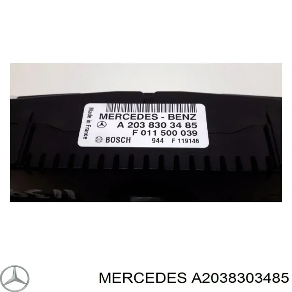 Unidad de control aire acondicionado A2038303485 Mercedes